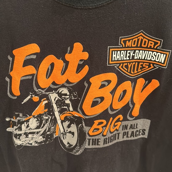 VGUC Harley Davidsons Mens Size L Large ZZZ Toad Large Screen Tee T-Shirt Top - Picture 2 of 9